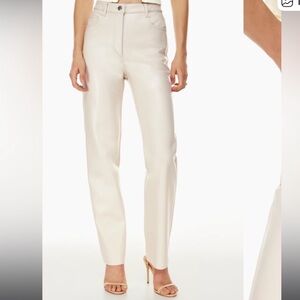 Like new aritzia melina cream pants